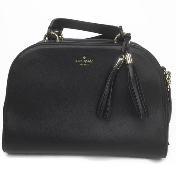 kate spade Handbags - Kate Spade Large Satchel Crossbody Handbag Black